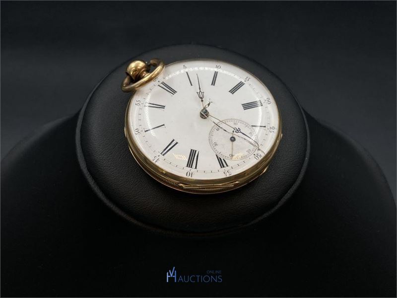 Geelgouden zakhorloge – kavel bij VH Auctions