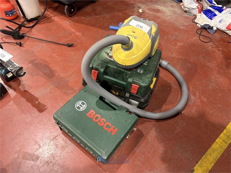 Stofzuiger LIMIT met 3 pvc opbergkoffers – kavel bij VH Auctions