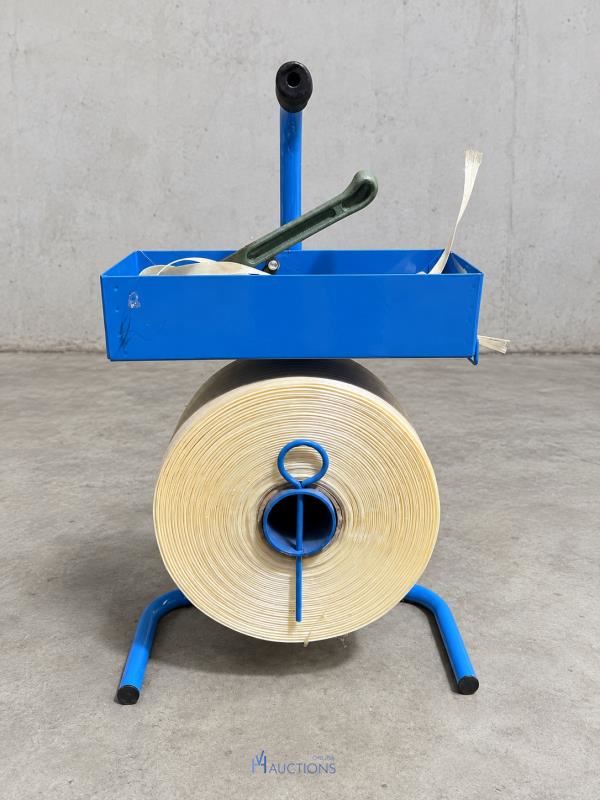 Omsnoeringsset RAJAPACK voor textielband – haspel, bandspanner en rol band – kavel bij VH Auctions