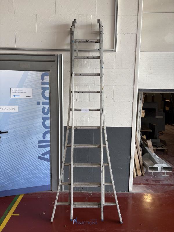 2-delige alu schuifladder – kavel bij VH Auctions