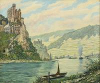 Born, Karl: Burg Rheinstein