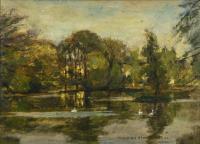 Hermanns, Heinrich: Seelandschaft vor Schloss