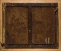 Unsigniert: Alpenländisches Dorf mit junger Frau