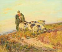 Warun-Sekret: Hirte mit Schafen