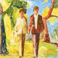 Döring, Harald: Spazierendes Paar