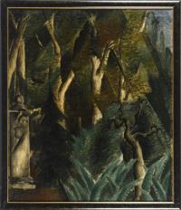 Bosma: Waldinneres mit Säule