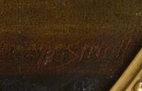 Blumenstillleben mit Papagei