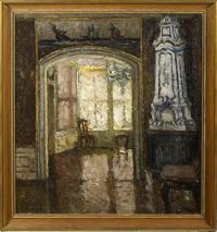 Kolbe, Ernst: "Alt Lübecker Innenraum"