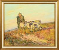 Warun-Sekret: Hirte mit Schafen