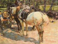 Monogrammist "H.B.": Reiter bei der Rast