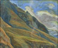 Sonniger Gebirgshang