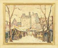 Unsigniert: Wintermarkt