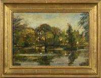 Hermanns, Heinrich: Seelandschaft vor Schloss