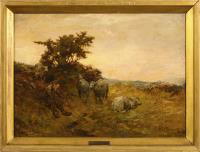 1985 Chalmers, Hector: Hirte mit Schafen