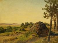 Irmer, Carl: Köhlerhütte am Waldrand