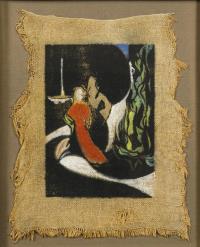 Bost: 2 Textil-Gouachen