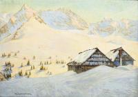Haneman, Max; Winterlandschaft Riesengebirge