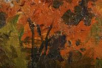 Schrag, Julius: Herbstliche Gegend mit Teich