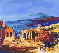 Das griechische Theater auf Taormina