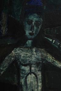 Ubeda, Augustin: Szene mit Flötenspieler und Ziegen