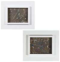 Zwei abstrakte Kompositionen