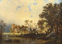 Unsigniert: Dschungellandschaft