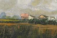 Mühlig, Hugo: Kleine Landschaft mit Dorf