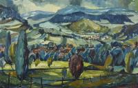 Monogramm: Moderne Landschaft