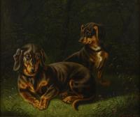 Georgius, Robert: Zwei Jagdhunde