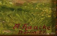 Haacke, A.: Flusslandschaft mit Dorf