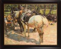 Monogrammist "H.B.": Reiter bei der Rast