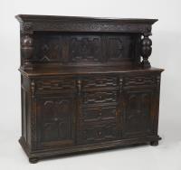 Anrichte Neobarock, Eiche dunkel