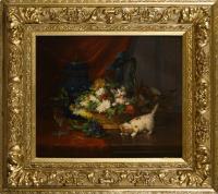 Raymond: Kätzchen im Blumenkorb