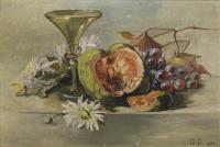 Monogrammist "G.P.": Stillleben mit Früchten