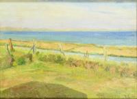 1623 Monogrammist "V.L.": Sonnige Küstenlandschaft