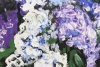 Frau mit Fliederstrauß; Paul Wilhelm 1938