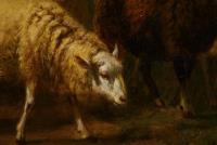 DeBeul, Laurent: Junge Schäferin mit Herde