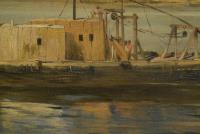 Alott, Robert: Italienische Küste mit Fischern