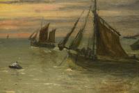 Schakewits, Josef: Fischerboote in der Bucht