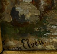 1553 Elven, Pierre Tetar van: Dorfstraße mit Staffage