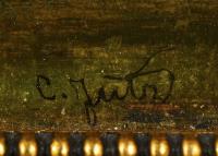 Jutz, Carl: Enten am Ufer