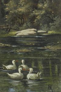 Monogrammist "HK": Drei Bilder