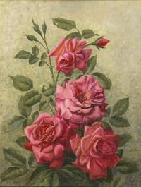 Kohl, Hans: Stillleben mit Rosen