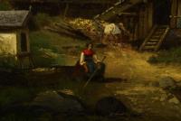 Carmiencke: Gebirgslandschaft mit See und Staffage