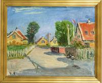 1903 Bernhard-Frederiksen, Aage: Staßenansicht Skagen