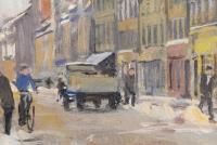 1928 Molter, Kai: Straßenszene Kopenhagen