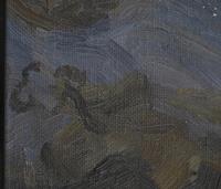 Monogrammist "ER": Winterlandschaft