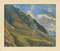 Sonniger Gebirgshang