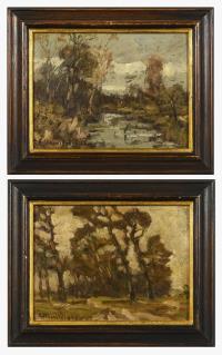 Unverdross, Raphael Oskar: Zwei Landschaften