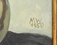 Monogrammist "MW": Blühende Apfelzweige